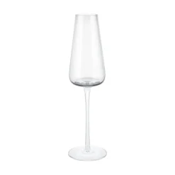 Discount Blomus BELO Champagne Flute Glasses - 7 Ounce - Set of 2 - Clear Glass