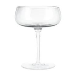 New Blomus BELO Champagne Saucer Glasses - 7 Ounce - Set of 2 - Clear Glass