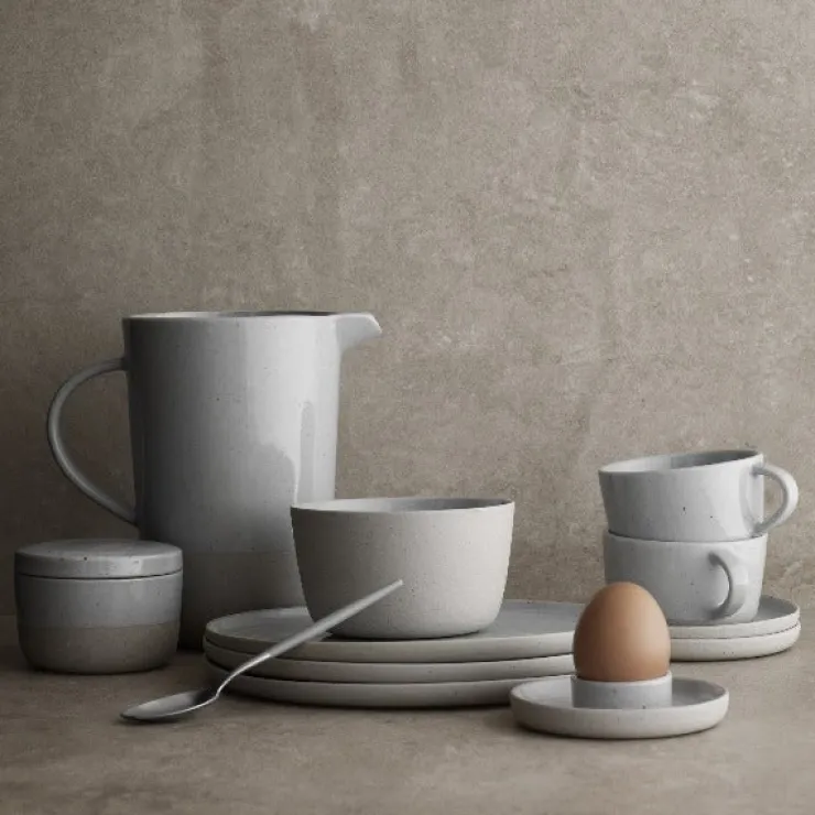 Fashion Blomus Ceramic Stoneware Egg Cup With Base - Set of 2 - SABLO