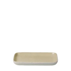 New Blomus Ceramic Stoneware Snack Plates Set of 4 - SABLO