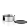 Hot Blomus Coasters With Stainless Steel Holder - Round