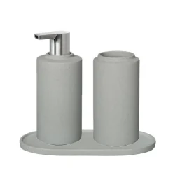 Discount Blomus CRETO Concrete Bathroom Accessory Set