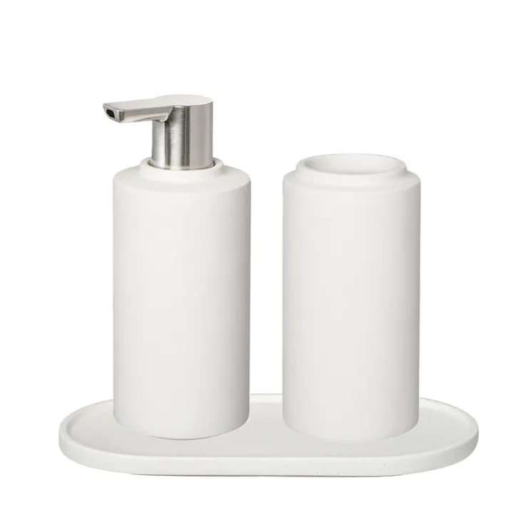 Discount Blomus CRETO Concrete Bathroom Accessory Set