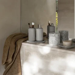 Discount Blomus CRETO Concrete Bathroom Accessory Set