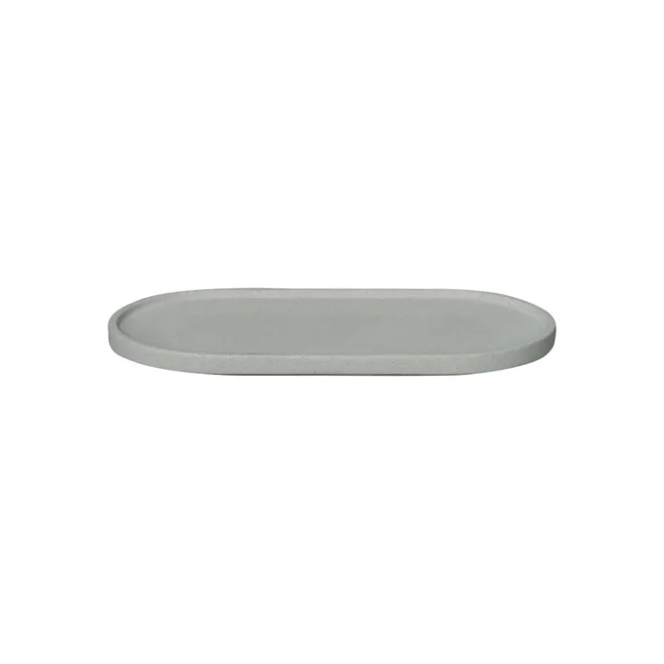New Blomus CRETO Concrete Oval Tray