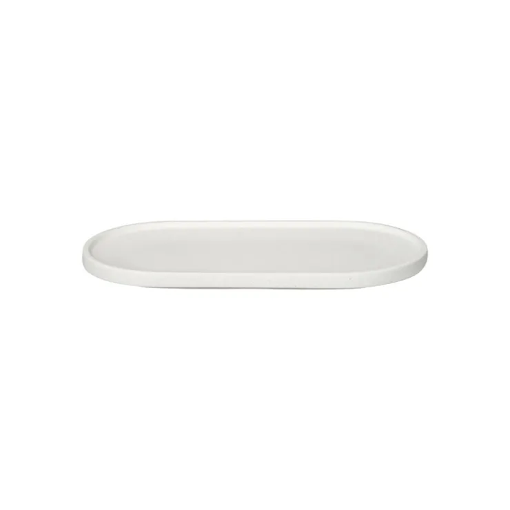 New Blomus CRETO Concrete Oval Tray