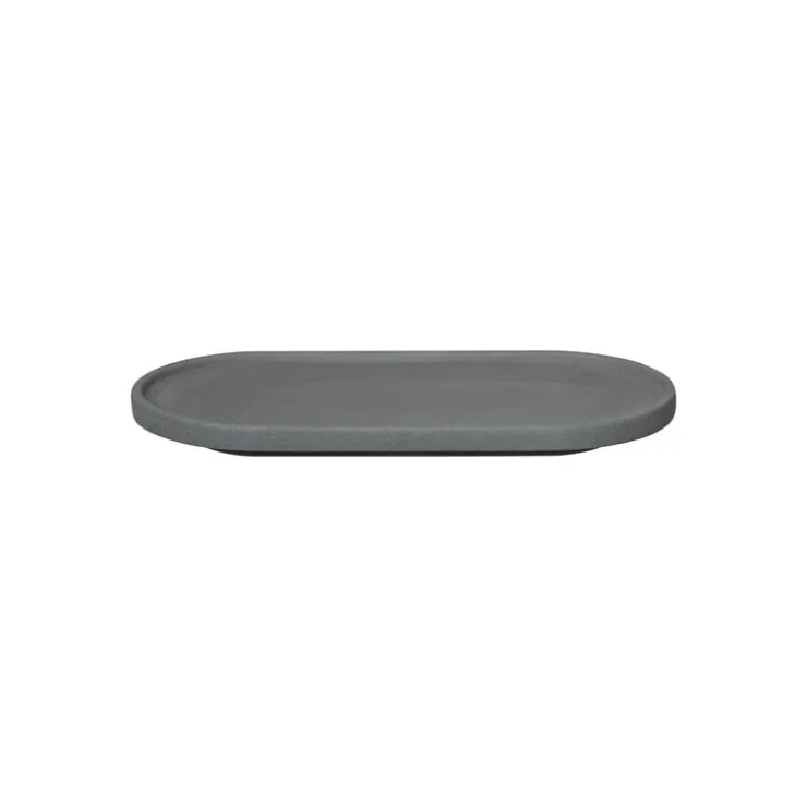 New Blomus CRETO Concrete Oval Tray