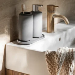 New Blomus CRETO Concrete Oval Tray