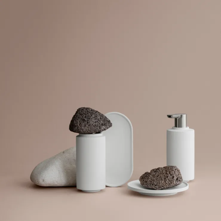 New Blomus CRETO Concrete Oval Tray