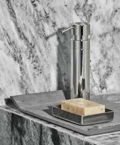 Online Blomus Decorative Tray Polystone - 12 x 8 Moon Tray Light Grey 12 x 8