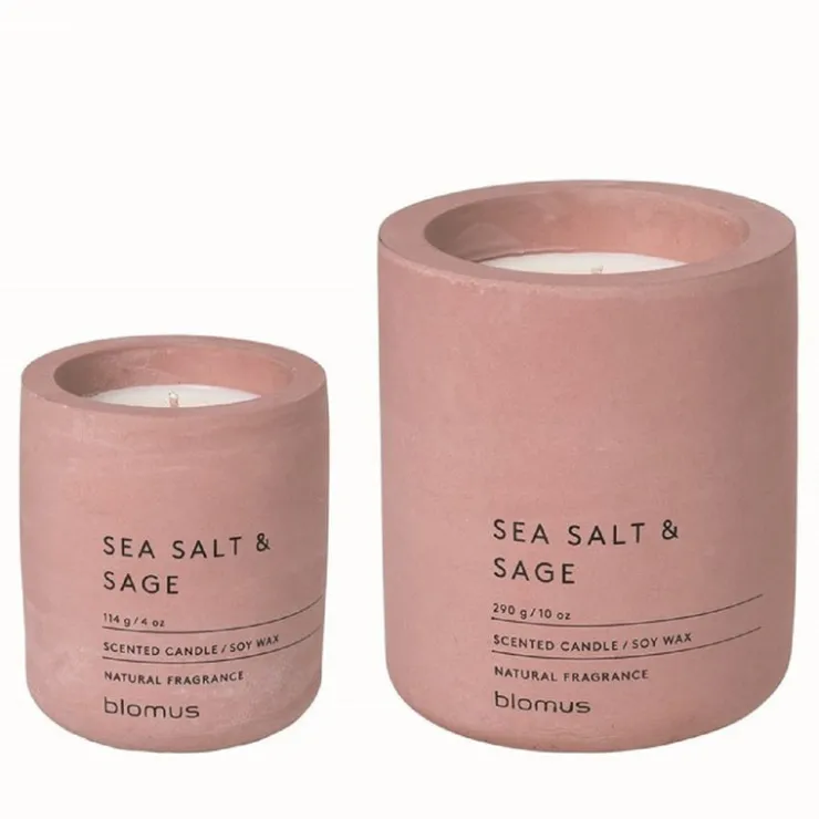 New Blomus FRAGA Candle Set in Concrete Container