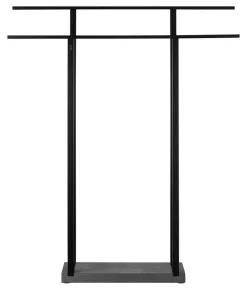 Clearance Blomus Free Standing Towel Rack - Wide - Black