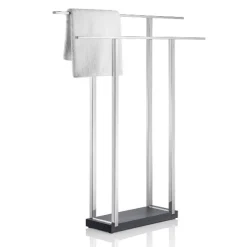 Clearance Blomus Free Standing Towel Rack - Wide - Polished