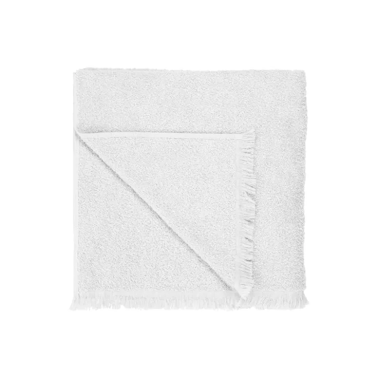 New Blomus FRINO Fringed Organic Cotton Terry Bath Towel 28 x 55