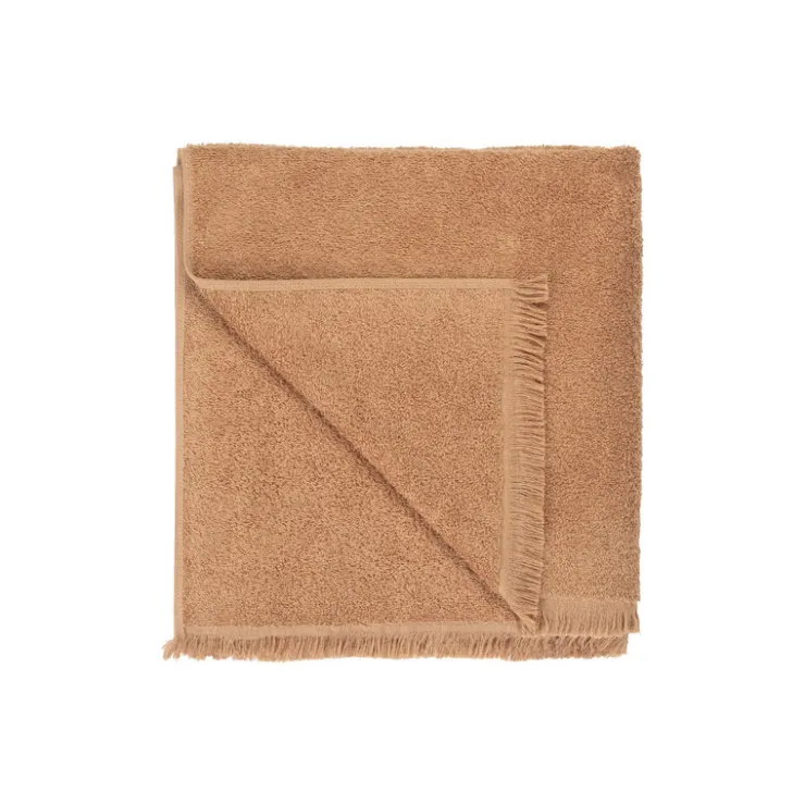 New Blomus FRINO Fringed Organic Cotton Terry Bath Towel 28 x 55