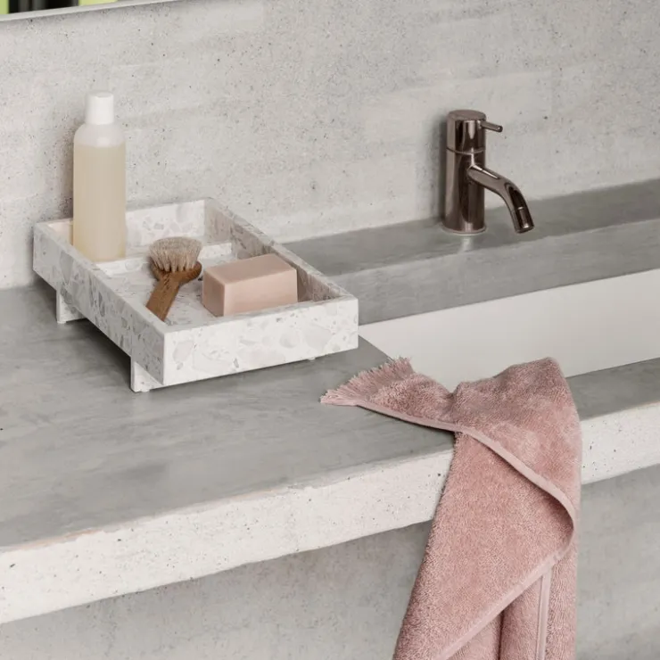 New Blomus FRINO Fringed Organic Cotton Terry Bath Towel 28 x 55