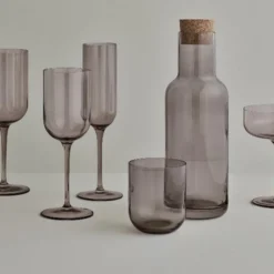 New Blomus FUUM Champagne Flute Glasses - 7 Ounce - Set of 4