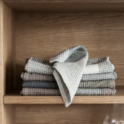 Hot Blomus GANO Organic Cotton Waffle Tea Towels - Set of 2