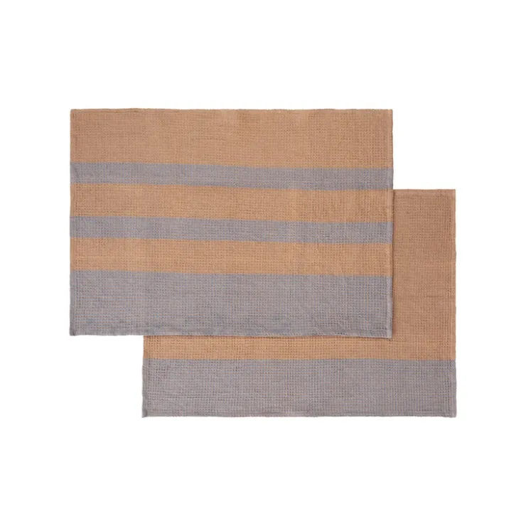Hot Blomus GANO Organic Cotton Waffle Tea Towels - Set of 2