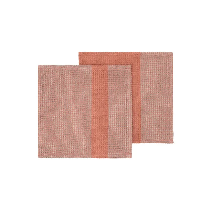 New Blomus GANO Organic Cotton Waffle Dish Cloth - Set of 2