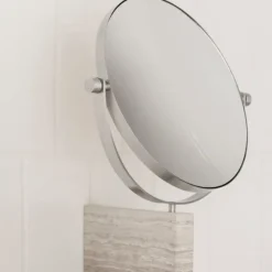 Clearance Blomus LAMURA Marble Wall-Mounted Vanity Mirror