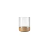 New Blomus LANTO Hurricane Lamp With Wood Base