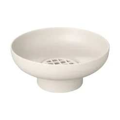 Discount Blomus MIYABI Ceramic Vase - Low With Flower Grid