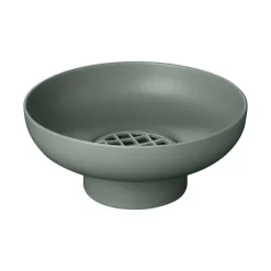 Discount Blomus MIYABI Ceramic Vase - Low With Flower Grid