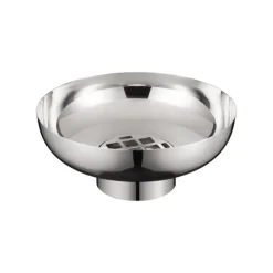 New Blomus MIYABI Metallic Vase - Low With Flower Grid