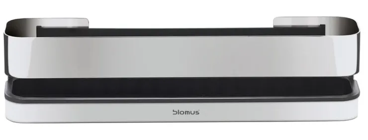 Best Blomus Modern Stainless Steel Shower Shelf - Large - Polished