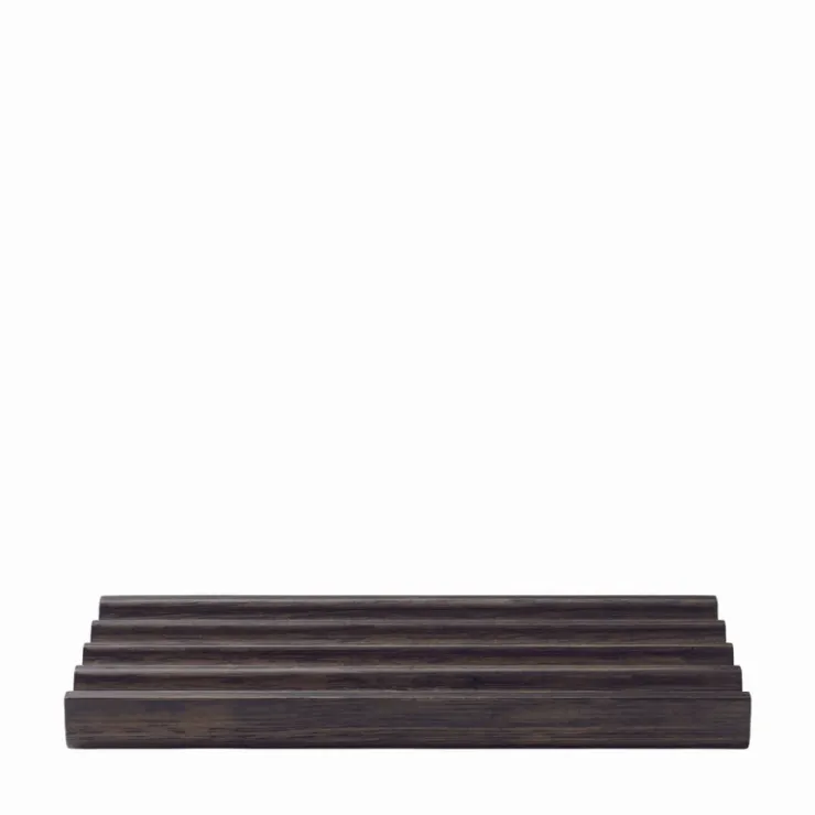 Best Blomus MODO Rectangular Wood Tray for Wall Shelf