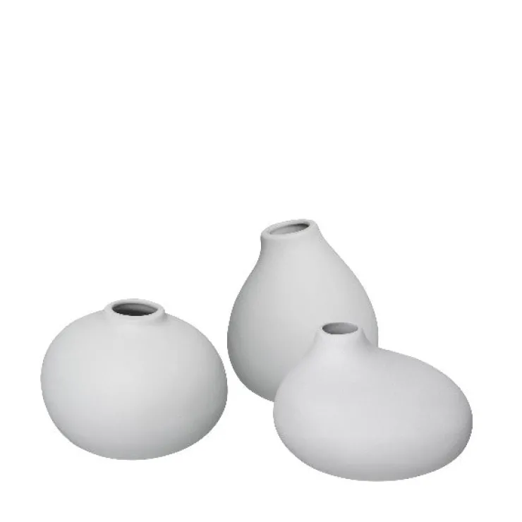 Clearance Blomus NONA Porcelain Mini Vases - Set of 3