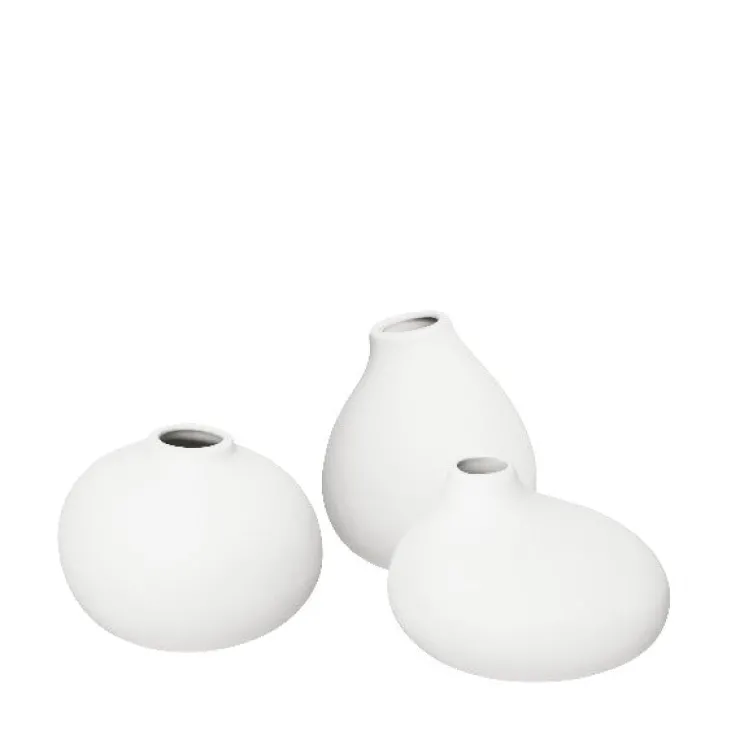 Clearance Blomus NONA Porcelain Mini Vases - Set of 3