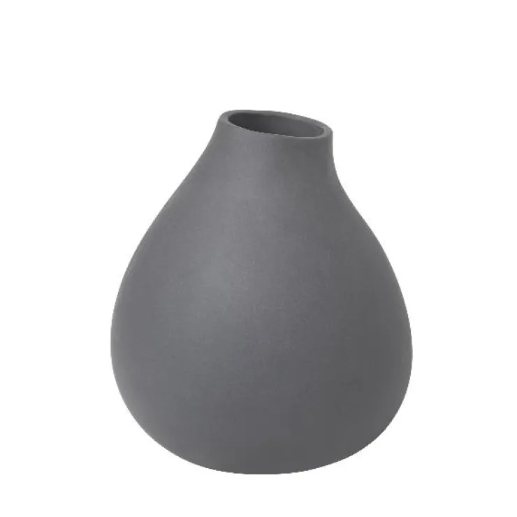 Outlet Blomus NONA Porcelain Vase - Pewter