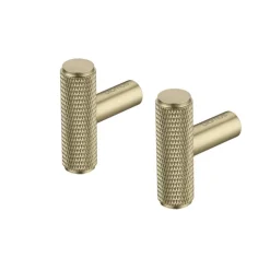Best Blomus ROF Bar Shaped Wall Hook Cabinet Knob - Set of 2