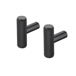 Best Blomus ROF Bar Shaped Wall Hook Cabinet Knob - Set of 2