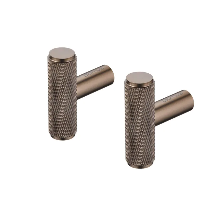 Best Blomus ROF Bar Shaped Wall Hook Cabinet Knob - Set of 2