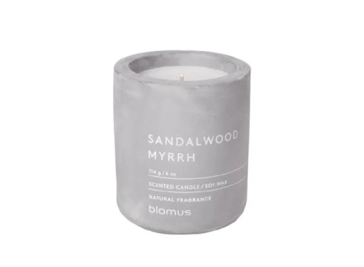 New Blomus Scented Candle In Concrete Container - Small