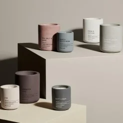 New Blomus Scented Candle In Concrete Container - Small