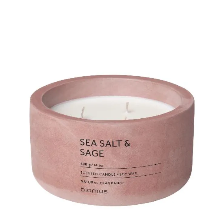 Outlet Blomus Scented Candle In Concrete Container - 3 Wick
