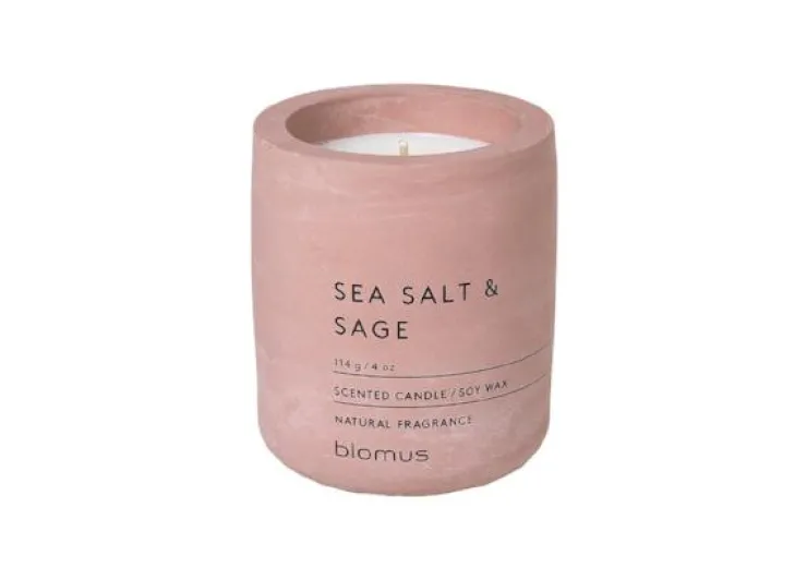 New Blomus Scented Candle In Concrete Container - Small
