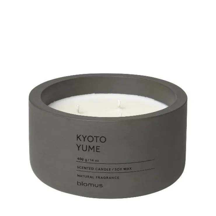 Outlet Blomus Scented Candle In Concrete Container - 3 Wick