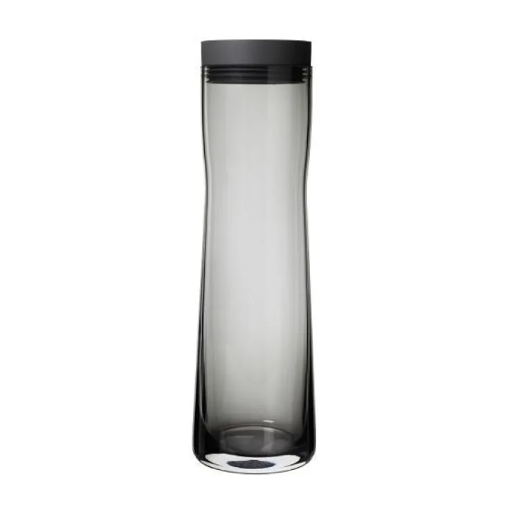 Clearance Blomus SPLASH Water Carafe Colored Glass 34 oz SPLASH Carafe Smoked Glass
