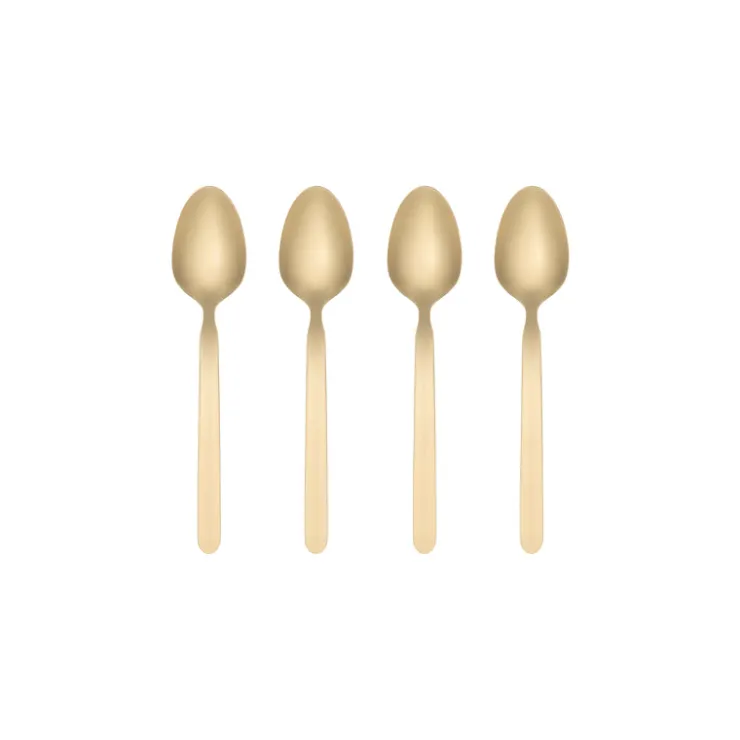 Sale Blomus STELLA Espresso Spoons - Set of 4 - PVD Coated Stainless Steel