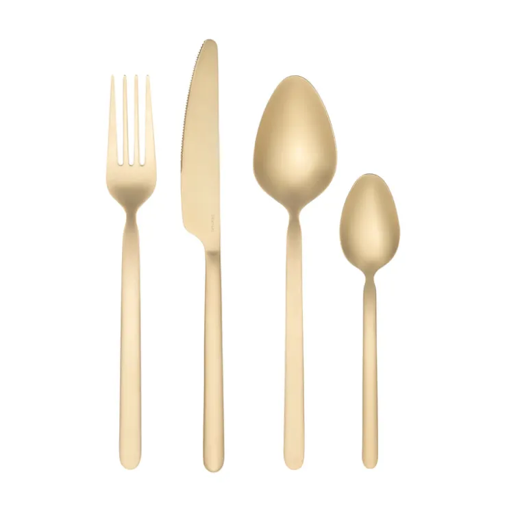 Best Blomus STELLA Flatware Set - 16 piece - PVD Coated Stainless Steel