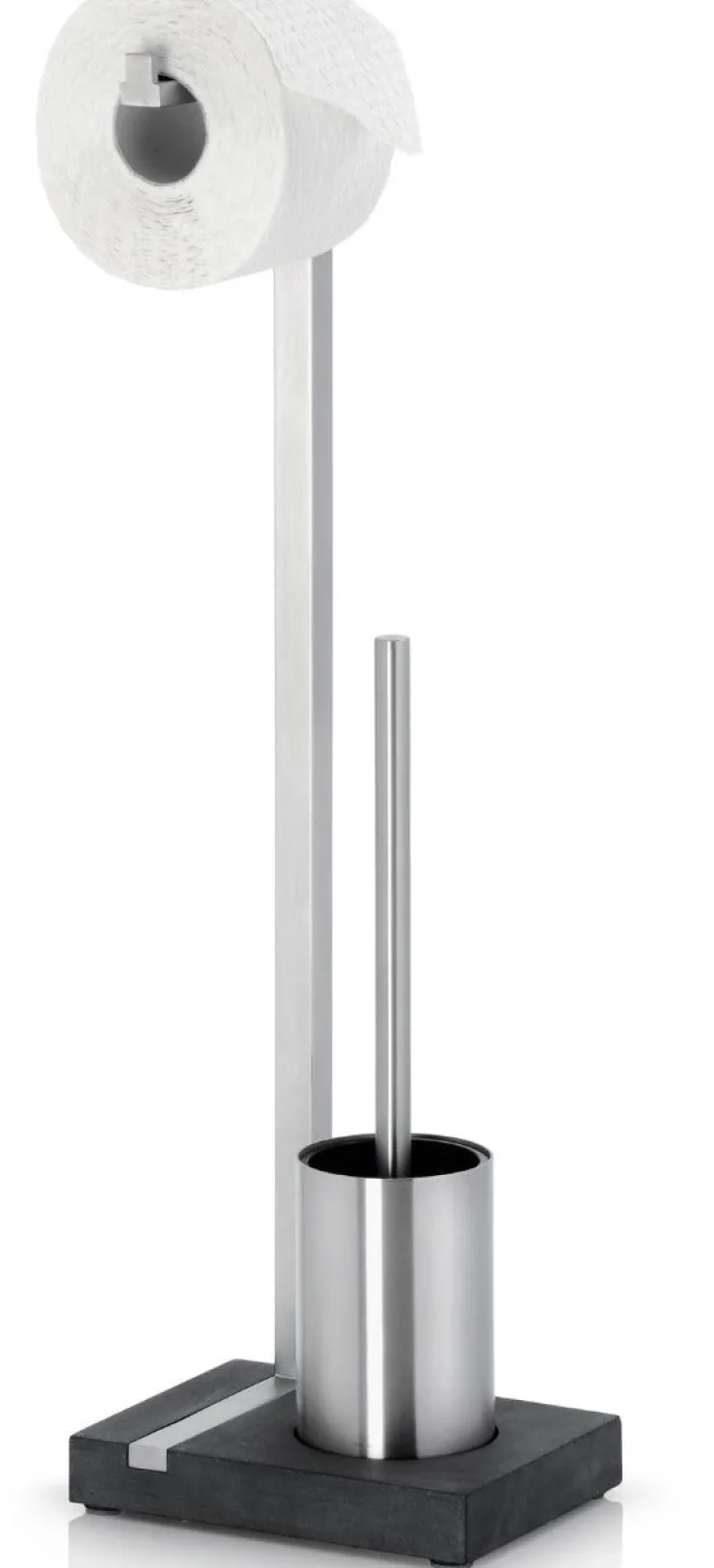 New Blomus Toilet Butler With Short Brush Holder - 1 Roll
