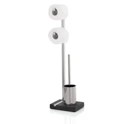 Outlet Blomus Toilet Butler With Short Brush Holder - 2 Roll