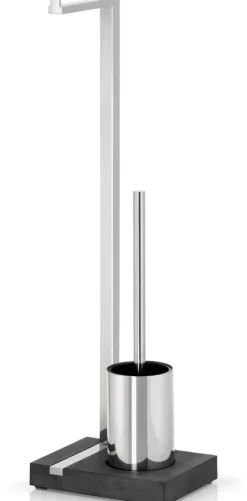 Sale Blomus Toilet Butler With Short Brush Holder - 1 Roll Polished