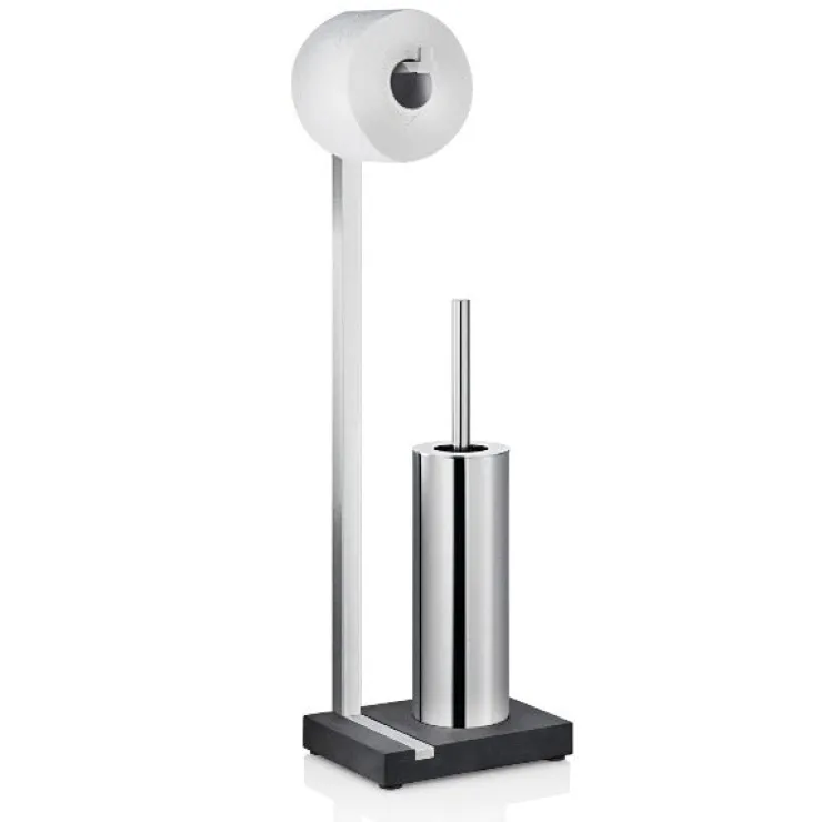 Fashion Blomus Toilet Butler With Tall Brush Holder - 1 Roll