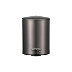 New Blomus TUBO Pedal Bin Wastepaper Basket - Metallic